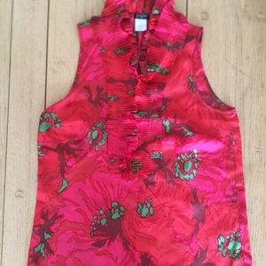 JCrew 100% Silk Top Size 4